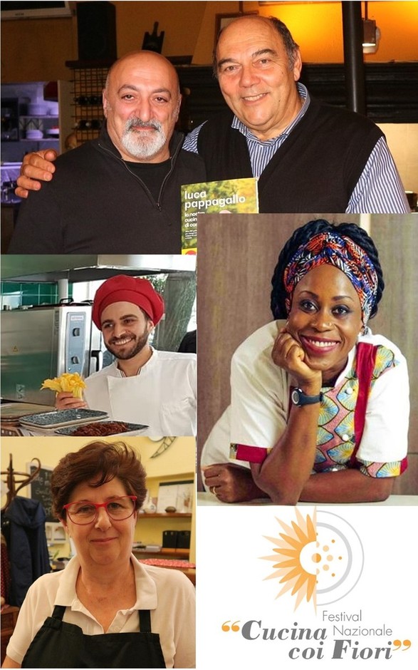 Albenga si prepara per il &quot;Festival della Cucina con i Fiori&quot;: appuntamento il 26 e 27 aprile con gli chef Luca Pappagallo e Victoire Gouloubi fra i protagonisti della due giorni dedicata ai fiori eduli.