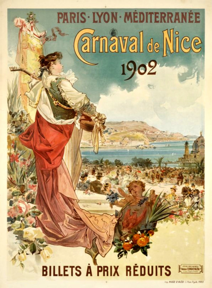 Nizza: i manifesti raccontano la storia del Carnevale